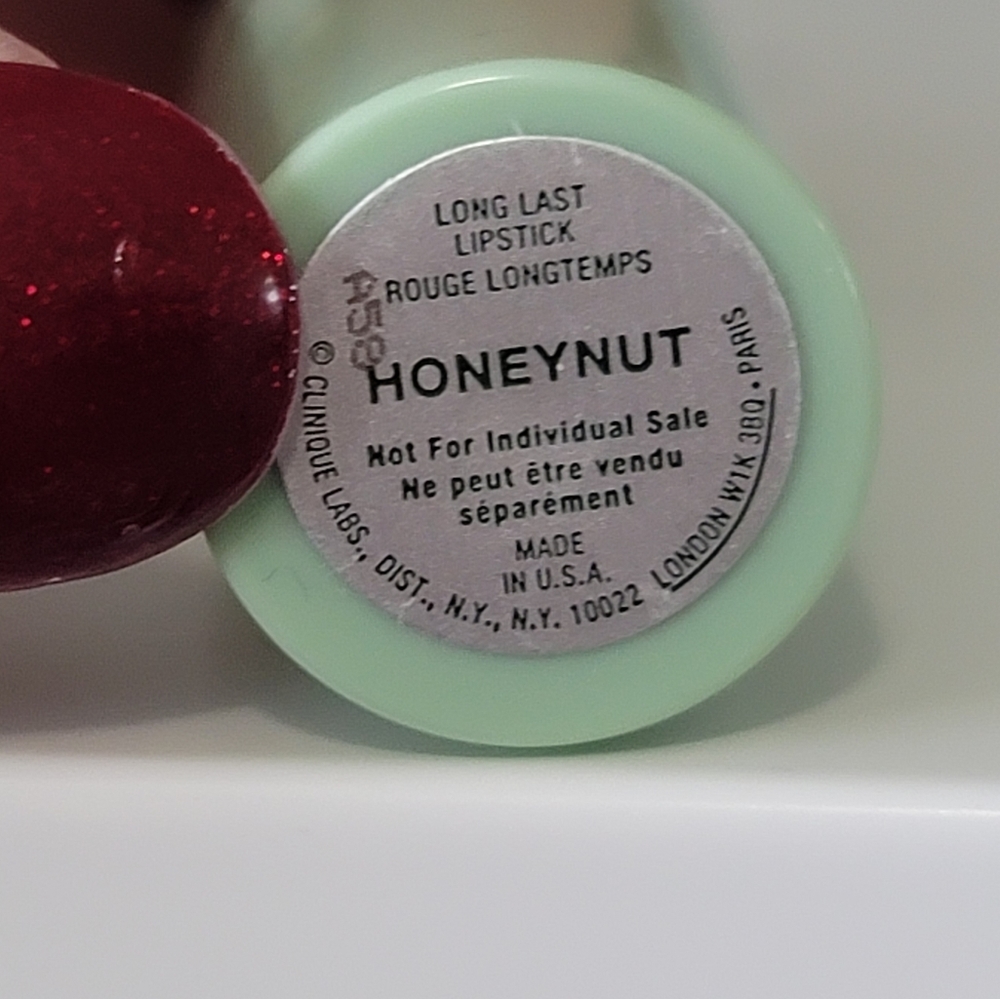 3 for $30 CLINIQUE LONG LAST LIPSTICK HONEYNUT - Picture 5 of 6